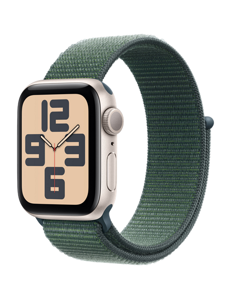 Ceas inteligent Apple Watch SE 2024, 40mm, Lake Green | Starlight