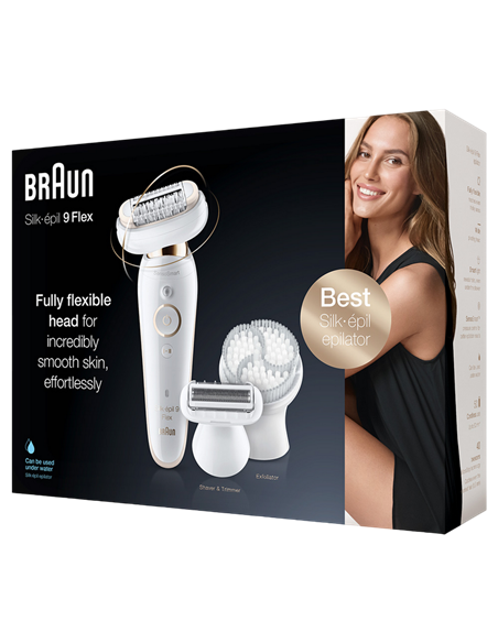 Эпилятор BRAUN SES9030 3D, Белый Эпилятор BRAUN SES9030 3D, Белый