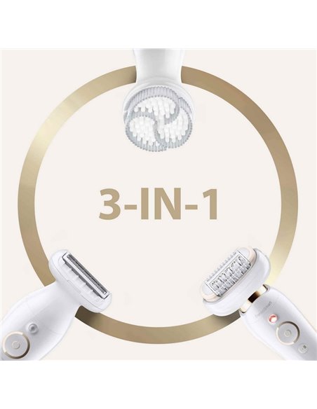 Эпилятор BRAUN SES9030 3D, Белый Эпилятор BRAUN SES9030 3D, Белый