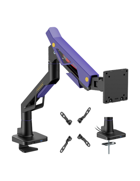 Suport birou pentru monitoare Lumi LDT95-C012UC, Negru