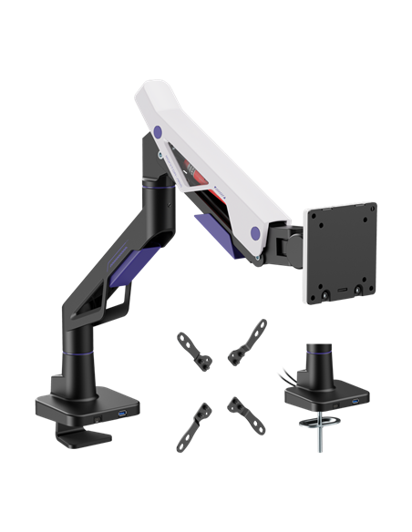 Suport birou pentru monitoare Lumi LDT95-C012UC, Negru