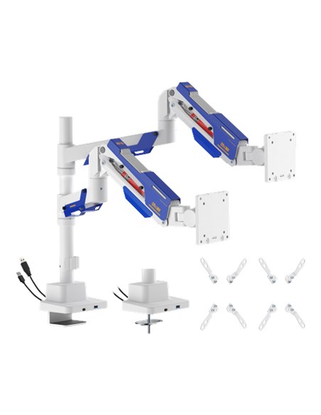 Suport birou pentru monitoare Lumi LDT101-C024UCP, Negru