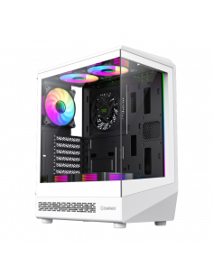 Carcasă PC Gamemax Vista COC AW, Midi-Tower, Fără PSU, Alb