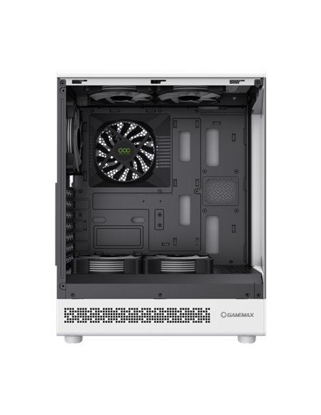 Carcasă PC Gamemax Vista COC AW, Midi-Tower, Fără PSU, Alb