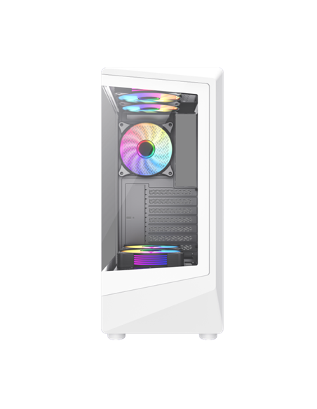 Carcasă PC Gamemax Vista COC AW, Midi-Tower, Fără PSU, Alb