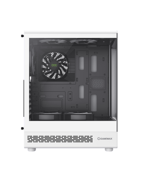 Carcasă PC Gamemax Vista COC AW, Midi-Tower, Fără PSU, Alb