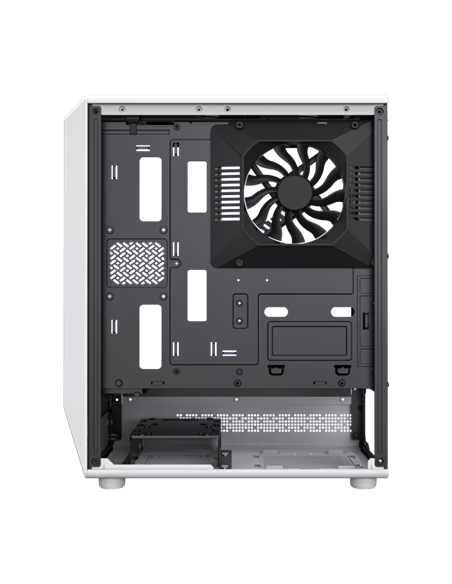 Carcasă PC Gamemax Vista COC AW, Midi-Tower, Fără PSU, Alb