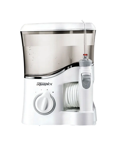 Irigator oral Aquapick AQ 350 + Pastă de dinţi AQ-32, Alb