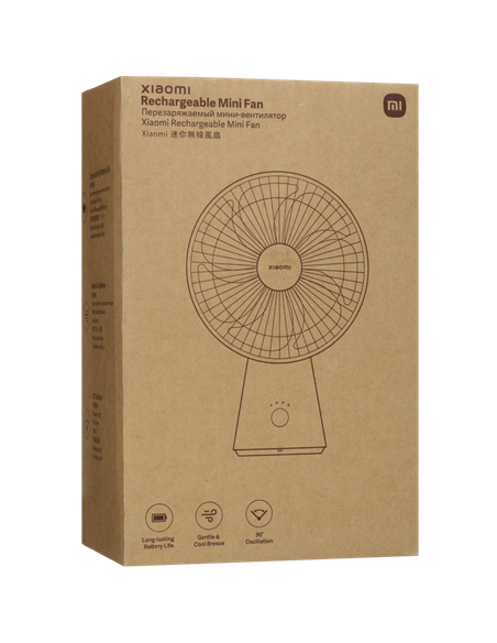 Ventilator Xiaomi Rechargeable Mini Fan GL, Alb Ventilator Xiaomi Rechargeable Mini Fan GL, Alb