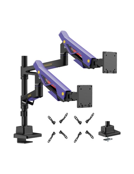 Suport birou pentru monitoare Lumi LDT95-C024P, Negru