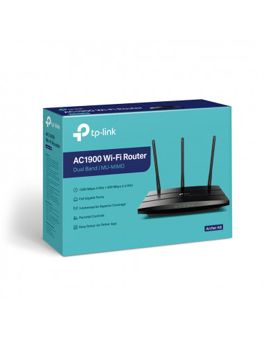 Router fără fir TP-LINK Archer A8 RF, Negru