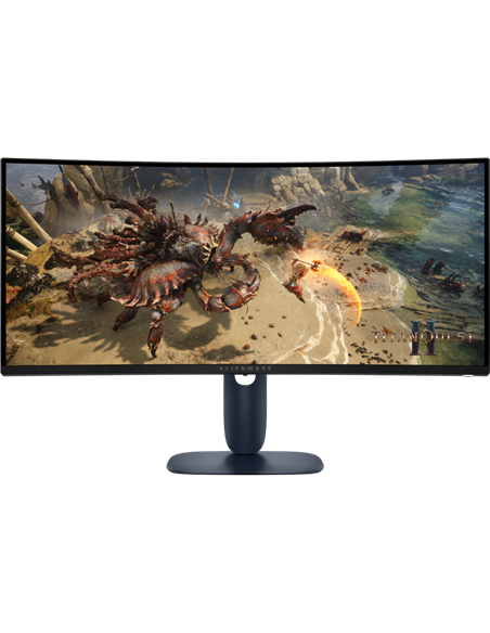 34" Monitor Gaming DELL AW3425DWM, VA 3440x1440 WQHD, Negru