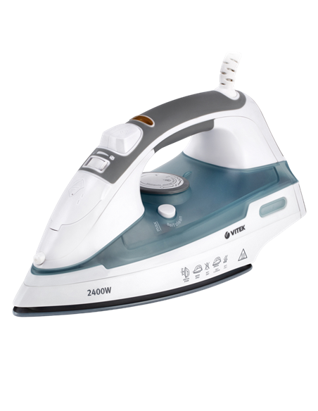 Утюг VITEK VT-1251, 2400Вт, Синий | Белый