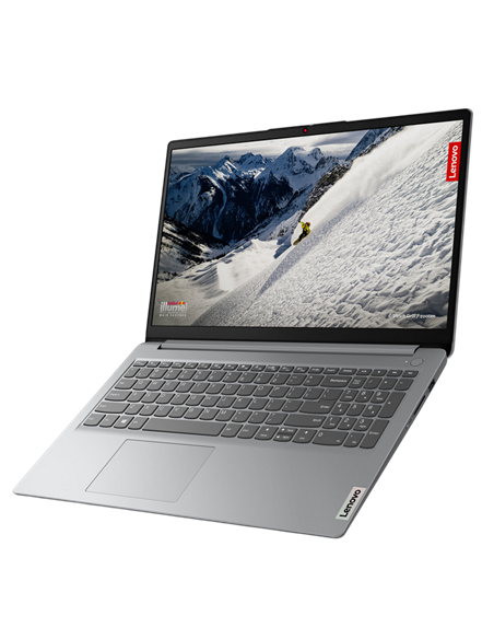 Laptop 15,6" Lenovo IdeaPad 1 15AMN7, Cloud Grey, AMD Ryzen 3 7320U, 8GB/512GB, Fără SO