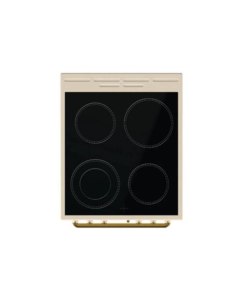 Plită electrică Gorenje GECS 5B70 CLI, Bej
