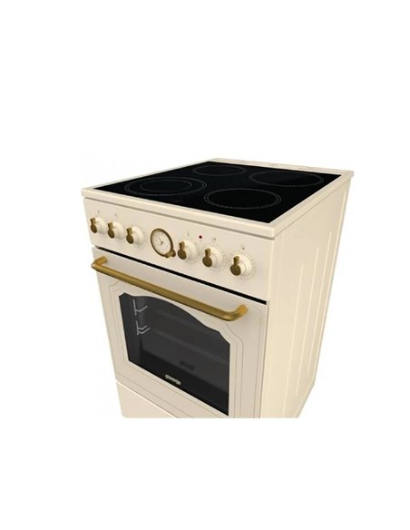 Plită electrică Gorenje GECS 5B70 CLI, Bej