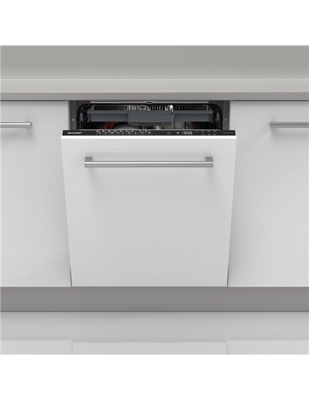 Посудомоечная машина Sharp QWNI54I44DXEU, Белый