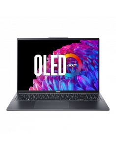 Laptop 16" Acer Swift Go 16 OLED SFG16-72, Steel Gray, Intel Core Ultra 7 155U, 16GB/1024GB, Linux eShell