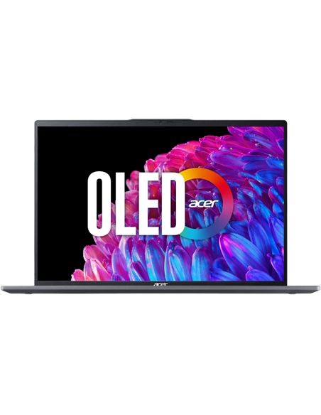 Laptop 16" Acer Swift Go 16 OLED SFG16-72, Steel Gray, Intel Core Ultra 7 155U, 16GB/1024GB, Linux eShell
