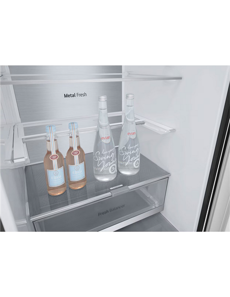 Холодильник LG GBV7280CEV, Чёрный