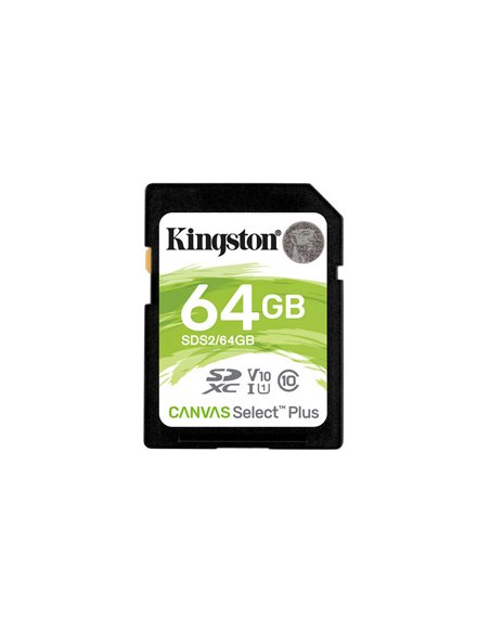 Карта памяти Kingston Canvas Select Plus, 64Гб (SDS2/64GB)