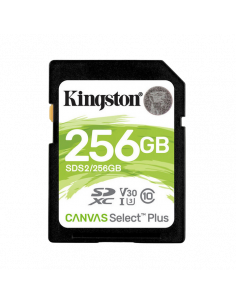 Карта памяти Kingston Canvas Select Plus, 256Гб (SDS2/256GB)