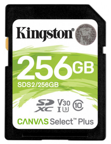 Карта памяти Kingston Canvas Select Plus, 256Гб (SDS2/256GB)