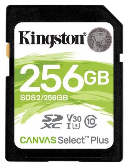 Карта памяти Kingston Canvas Select Plus, 256Гб (SDS2/256GB)