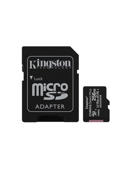Карта памяти Kingston Canvas Select+, 256Гб (SDCS2/256GB)