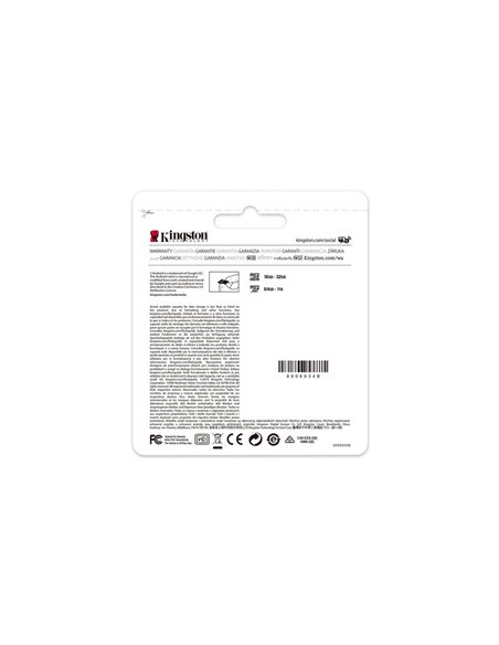 Карта памяти Kingston Canvas Select+, 256Гб (SDCS2/256GB)