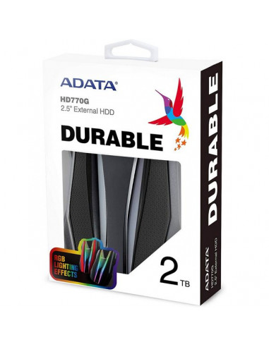 HDD portabil extern ADATA HD770G, 2 TB, Negru (AHD770G-2TU32G1-CBK)