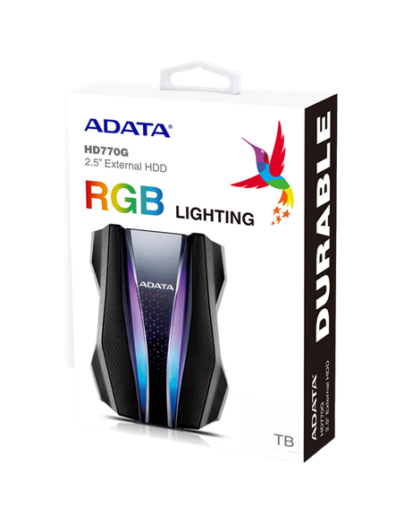 Внешний портативный жесткий диск ADATA HD770G, 2 TB, Чёрный (AHD770G-2TU32G1-CBK)