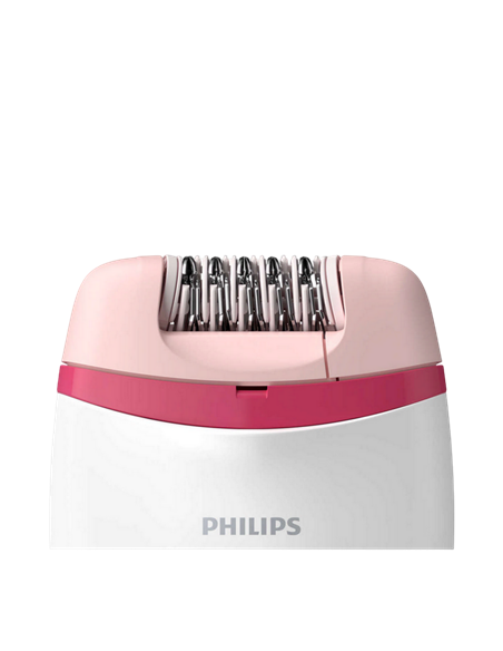 Epilator PHILIPS BRE235/00, Alb/Roz