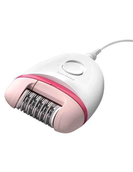 Epilator PHILIPS BRE235/00, Alb/Roz