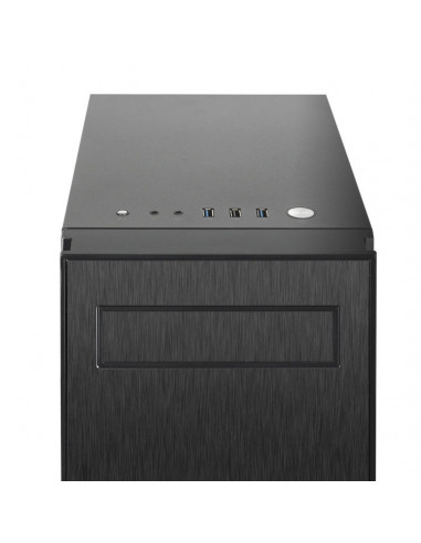 Компьютерный корпус Chieftec AL-02B-TG-OP, Micro-ATX, ATX, Чёрный