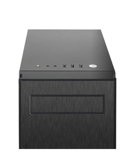 Carcasă PC Chieftec AL-02B-TG-OP, Micro-ATX, ATX, Negru