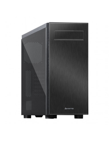 Компьютерный корпус Chieftec AL-02B-TG-OP, Micro-ATX, ATX, Чёрный