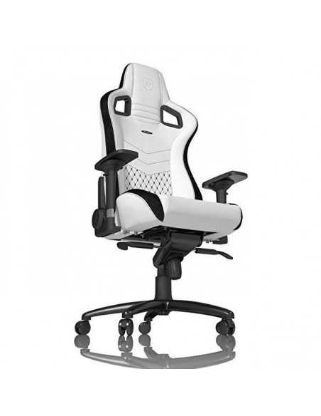Scaun Gaming Noblechairs Epic, PU Piele, Negru/Alb