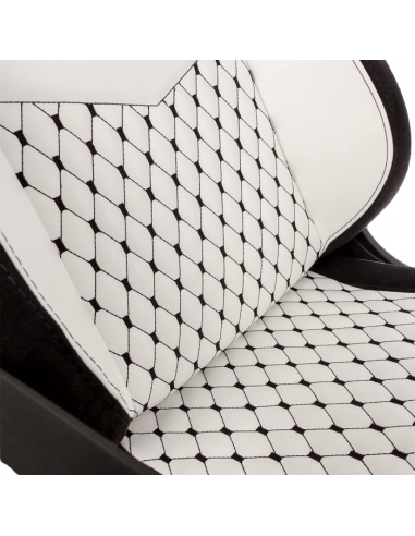 Scaun Gaming Noblechairs Epic, PU Piele, Negru/Alb